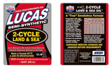 Lucas High Performance Semi-Synthetic 2-Cycle Oil (MPN: 10467)