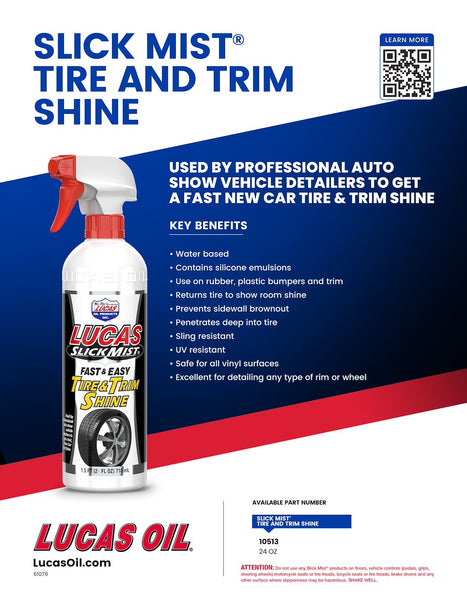 Lucas Oil Slick Mist Tire And Trim Shine (MPN: 10513)