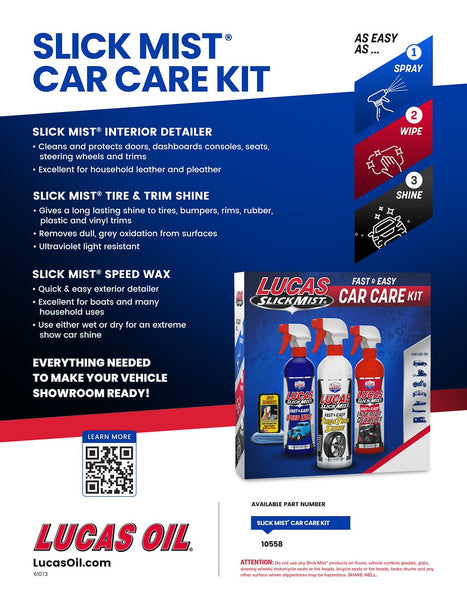 Lucas Oil Car Detailing Kit (MPN: 10558)