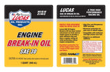 Lucas Oil Break In Synthetic Oil (MPN: 10630)