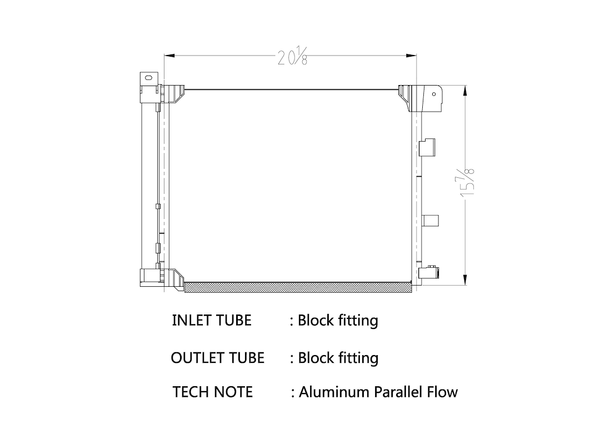 CSF Air Conditioner Condenser (MPN: 10736)
