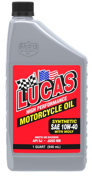Lucas High Performance 4T Motorcycle Oil (MPN: 10777)