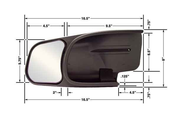 CIPA Exterior Towing Mirror (MPN: 10801)
