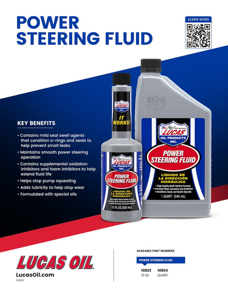 Lucas Power Steering Fluid (MPN: 10824-6)