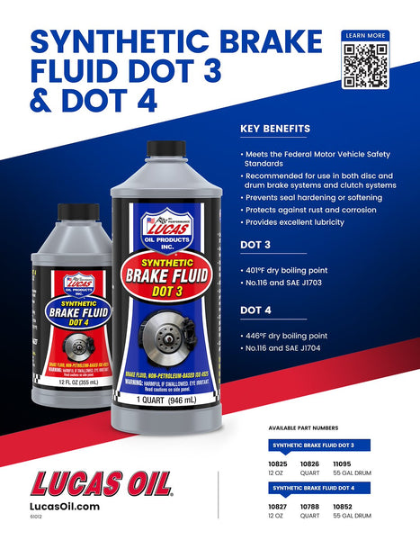 Lucas Brake Fluid (MPN: 10825)