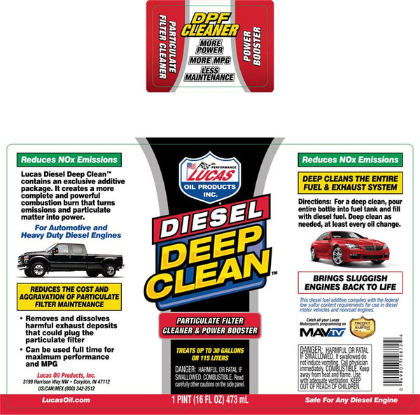 Lucas Diesel Deep Clean (MPN: 10872)