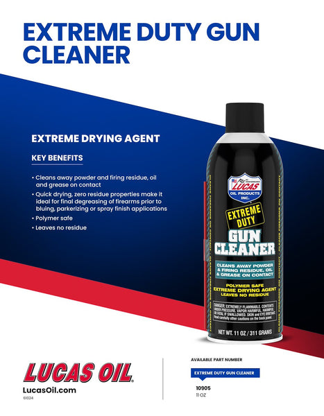 Lucas Oil Extreme Duty Gun Cleaner (MPN: 10905)