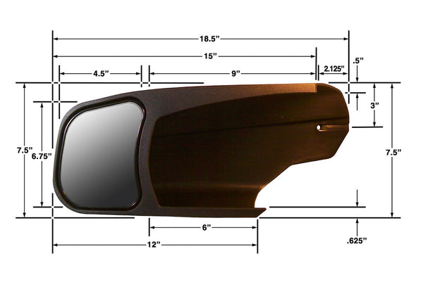 CIPA Custom Towing Mirror (MPN: 10951)