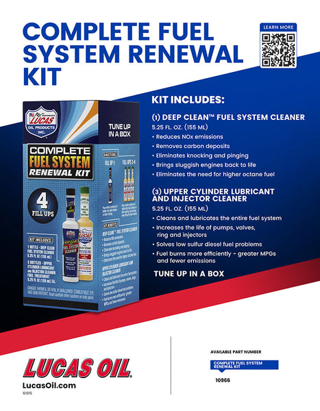 Lucas Fuel System Cleaner (MPN: 10966)