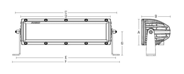 Rigid E-Series LED Light Bar (MPN: 110113)