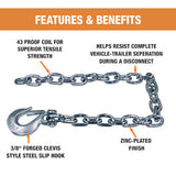 Buyers Products Trailer Safety Chain (MPN: 11275)