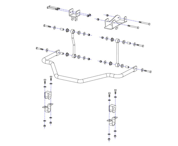 Roadmaster Stabilizer Bar (MPN: 1129-145)