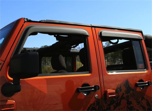 Rugged Ridge Low Profile Tape On Rain Guards (MPN: 11349.12)