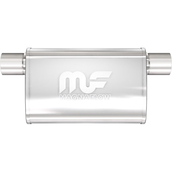 MagnaFlow Oval Stainless Steel Exhaust Muffler (MPN: 11375)