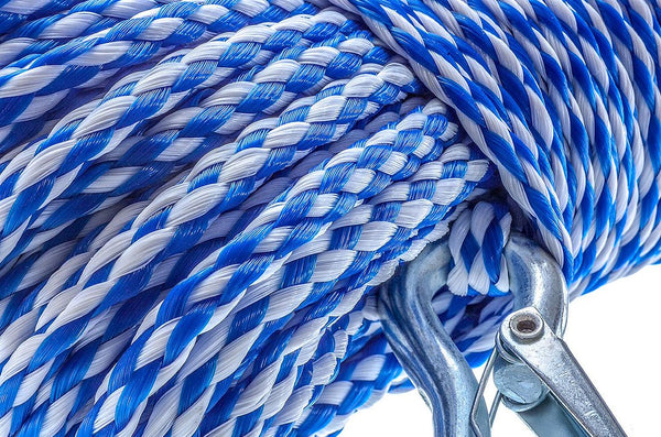 Boat Anchor Rode - Hollow Braided Polypropylene Rope (MPN: 11722-2)