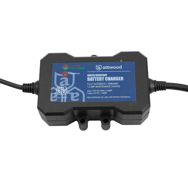 Attwood Marine Battery Charger for 12 Volt Batteries (MPN: 11900-4)