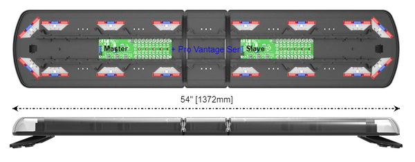 Ecco 12 Pro Vantage Series Light Bar (MPN: 12-51545-ED)