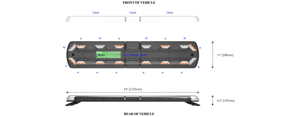 Ecco Electronic 12 Pro Vantage Series Light Bar (MPN: 12-51813-ES)