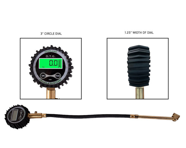 Overland Vehicle Systems Tire Pressure Gauge (MPN: 12010001)