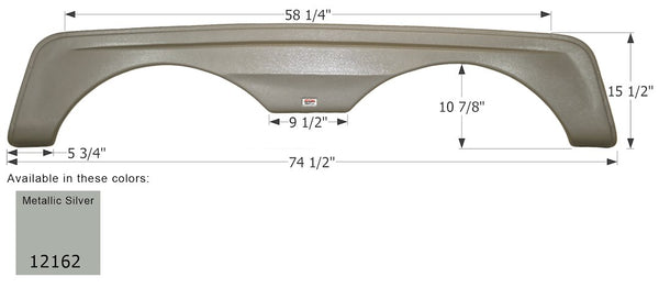 Icon Fender Skirt for Holiday Rambler Models (MPN: 12162)