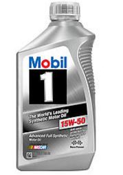 Mobil 1 15W-50 Synthetic Engine Oil (MPN: 122377)