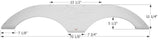 Icon Fender Skirt for Tandem Axle RVs (MPN: 12314)