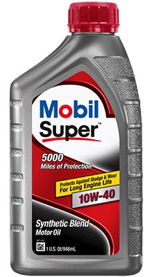 Mobil Super Synthetic Blend Motor Oil (MPN: 124402)