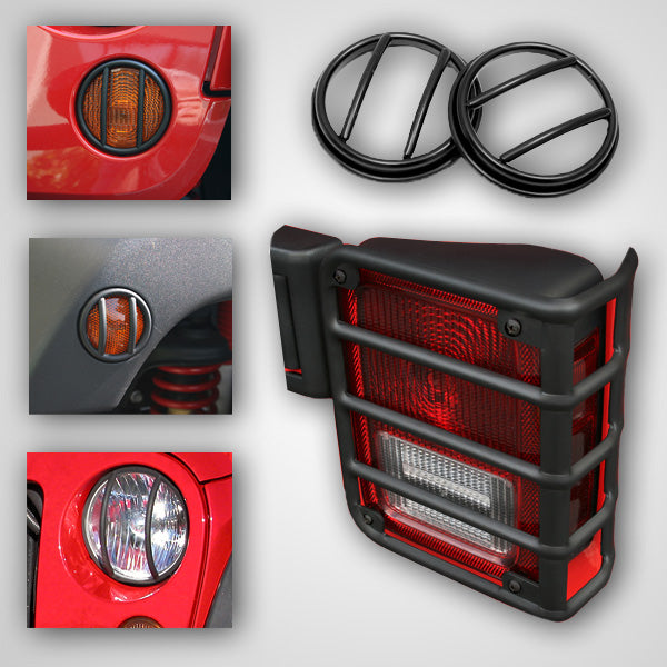 Rugged Ridge Headlight Guard Set (MPN: 12496.02)