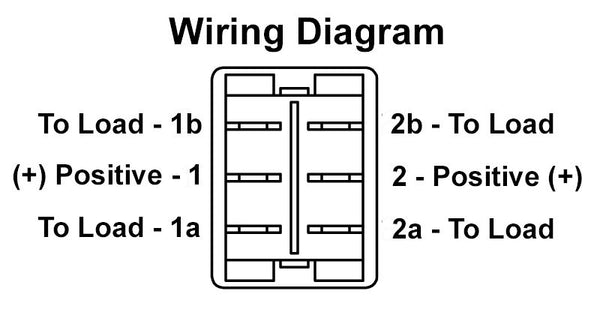 JR Products Multi Purpose Rocker Switch (MPN: 12805)