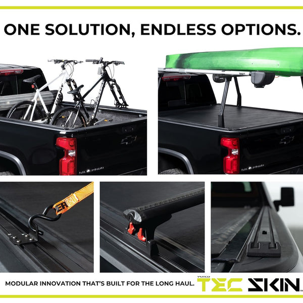 Putco TEC Skin Bed Cargo Rack Base Rail (MPN: 129855)