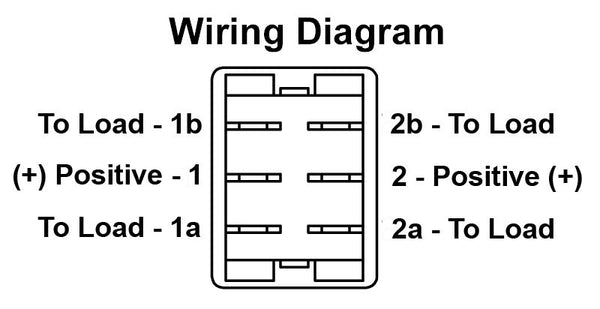 JR Products Multi Purpose Rocker Switch (MPN: 13025)