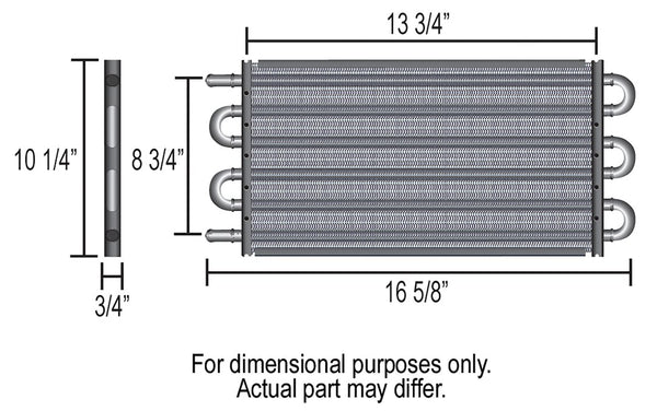 Derale Fluid Cooler Series 7000 (MPN: 13104)