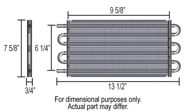 Derale Fluid Cooler Series 7000 (MPN: 13316)