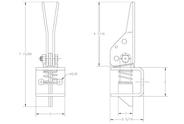 Dutton Lainson Trailer Tipper Latch (MPN: 13353)