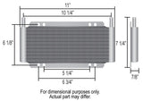 Derale Fluid Cooler Series 8000 (MPN: 13502)