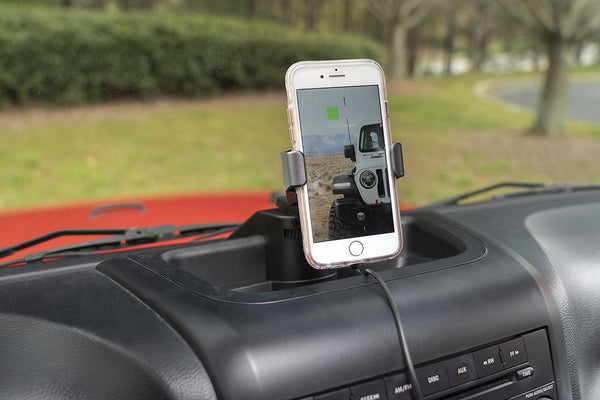Rugged Ridge Wireless Charging Phone Mount (MPN: 13551.34)
