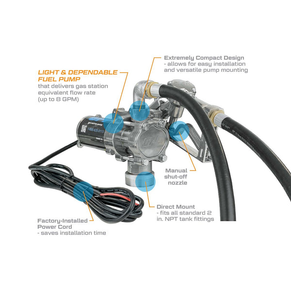 GPI EZ-8 Fuel Transfer Pump (MPN: 137100-01)