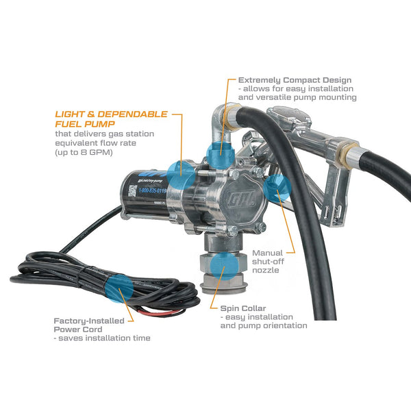 GPI EZ-8 Fuel Transfer Pump (MPN: 137100-05)