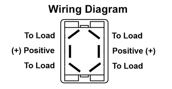 JR Products Multi Purpose Rocker Switch (MPN: 13855)