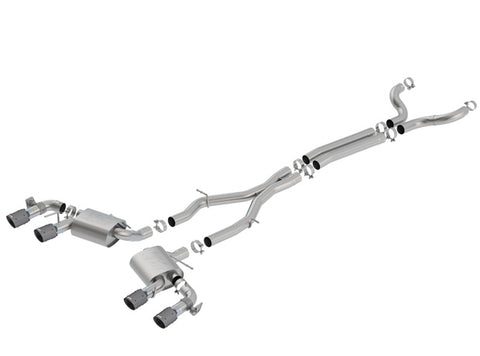 Borla ATAK Series Cat Back Exhaust System (MPN: 140727CFBA)