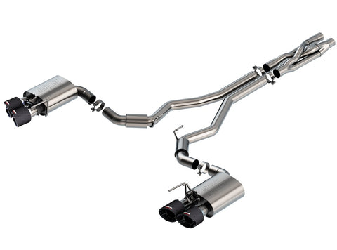 Borla ATAK Series Cat Back Exhaust System for Ford Mustang Shelby GT500 (MPN: 140837CF)