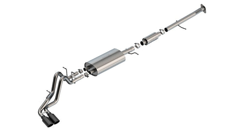Borla S-Type Cat-Back Exhaust System Kit (MPN: 140943BC)