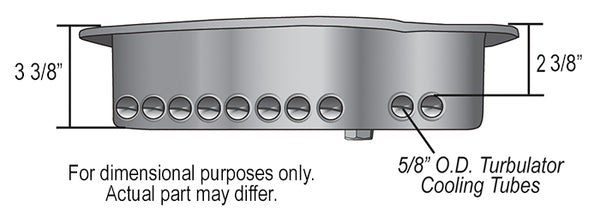 Derale Turbo 350 Transmission Oil Pan (MPN: 14200)