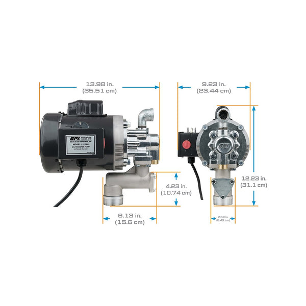 GPI Liquid Transfer Tank Pump (MPN: 142100-01)