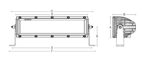 Rigid Lighting E-Series LED Light Bar (MPN: 142313)