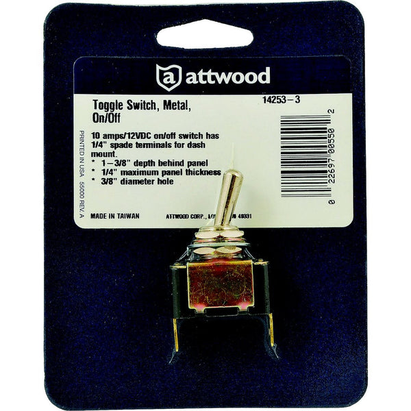 Attwood Marine Multi Purpose Toggle Switch (MPN: 14253-3)