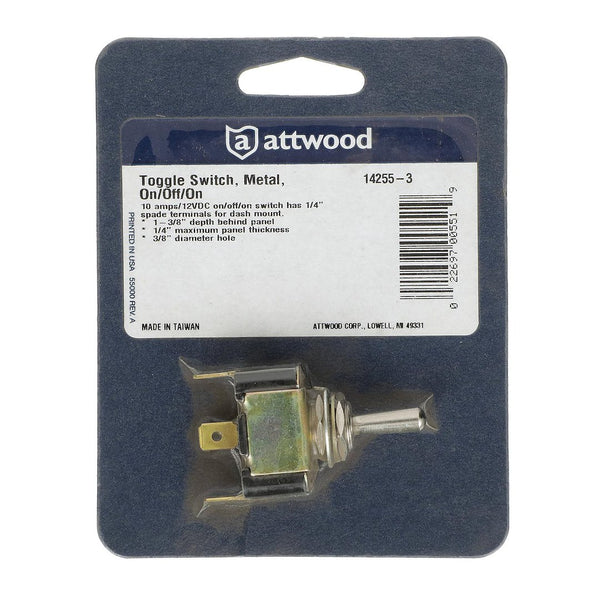 Attwood Marine Multi Purpose Toggle Switch (MPN: 14255-3)
