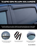 Black Horse Off Road Aerodynamic Tape-On Visors (MPN: 144711)