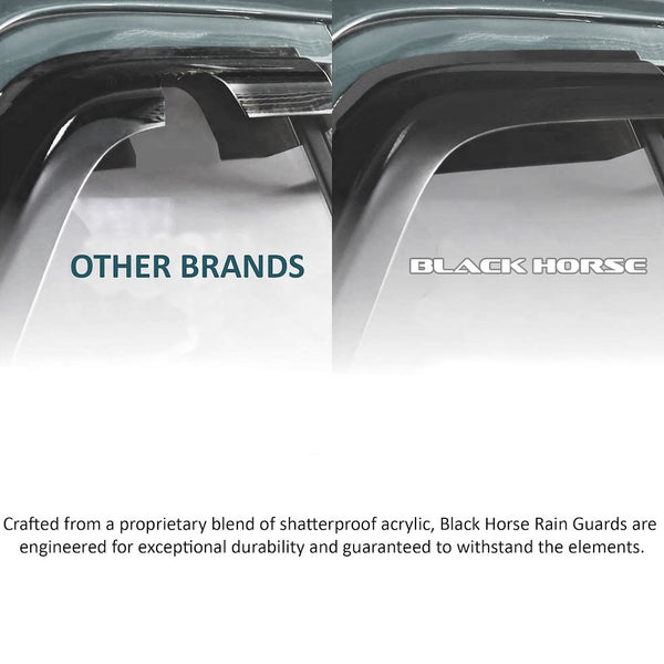 Black Horse Off Road Aerodynamic Tape-On Visors (MPN: 144711)