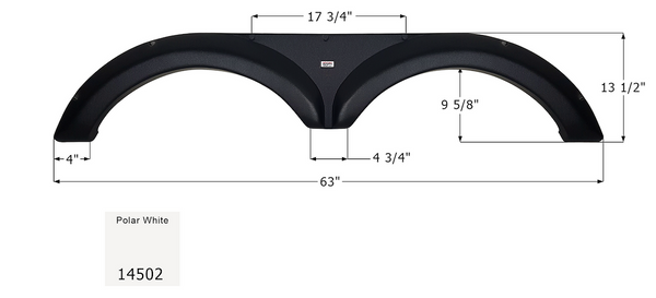 Icon Fender Skirt for Jayco Travel Trailers (MPN: 14502)
